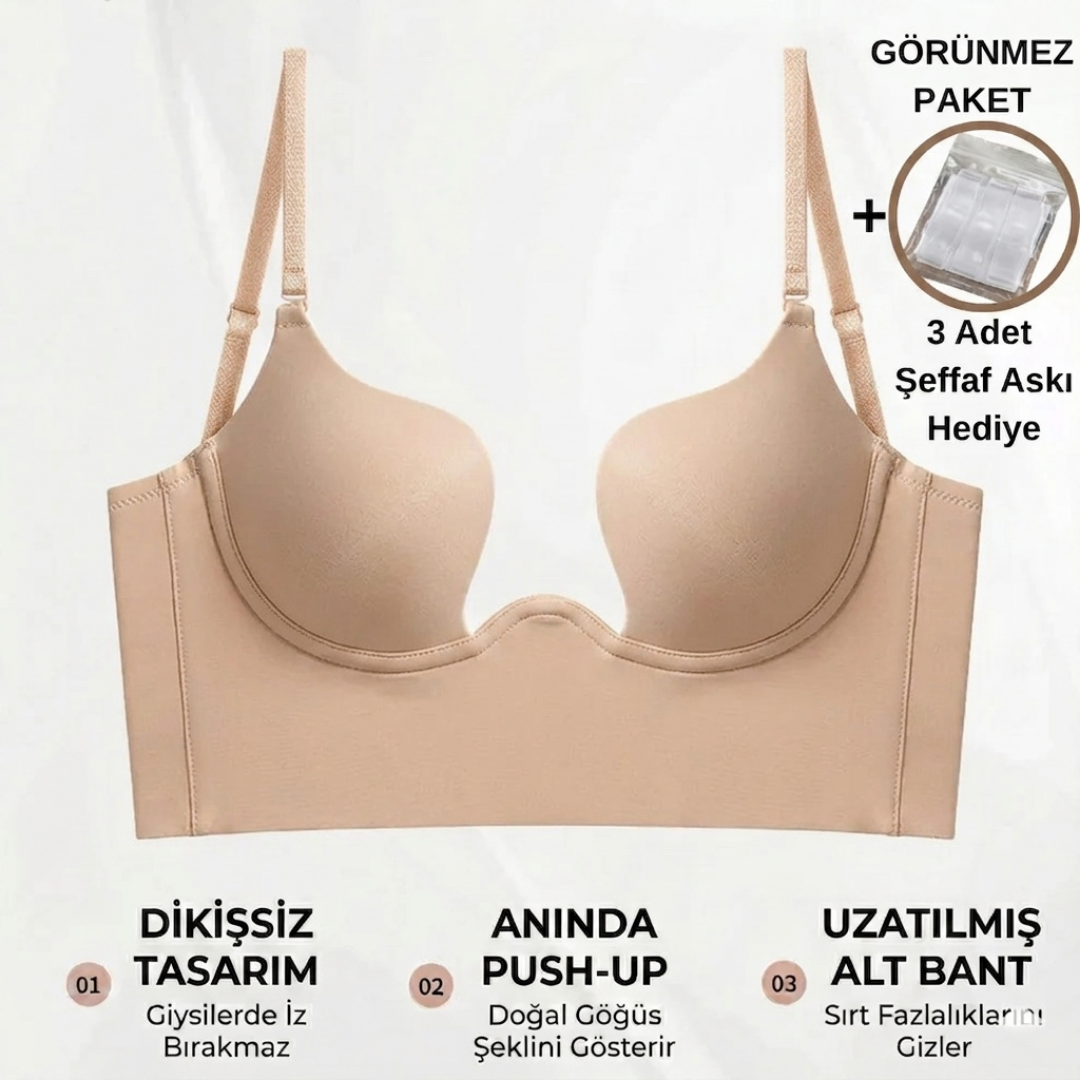 Premium Push-Up Görünmez Sütyen