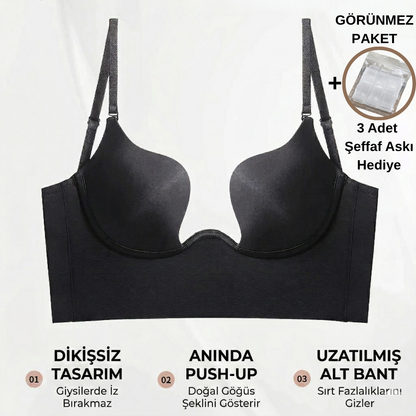 Premium Push-Up Görünmez Sütyen
